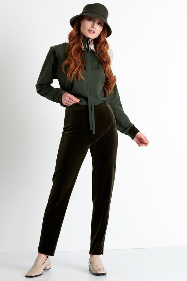 Shan Scarlett Velvet trouser